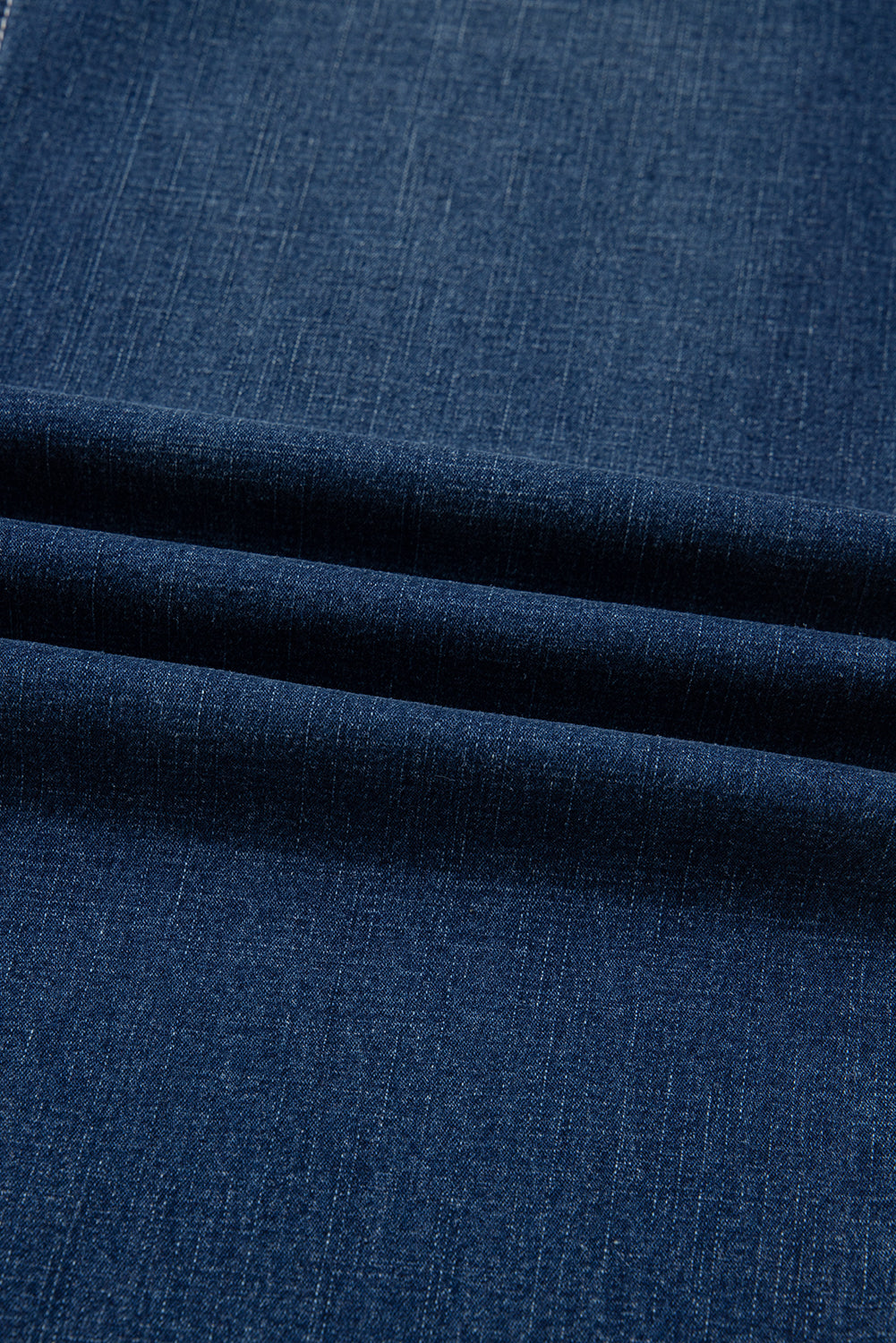 Sail Blue Stitched Waist Detail Loose Cuffed Jeans Dear-Lover Dropshipping